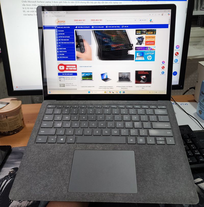 Microsoft Surface Laptop 3  i5-1035G7 Ram 8GB ổ cứng 256GB  13.5 inch (99%)